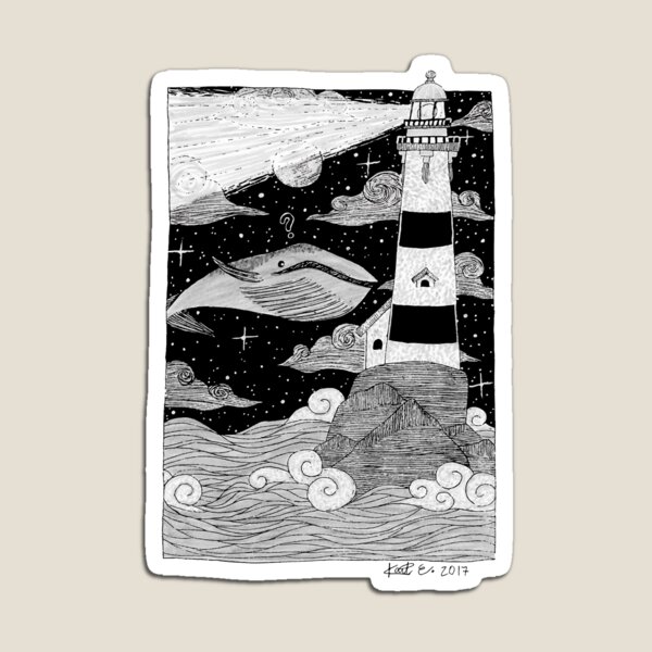 The Lighthouse- Inktober2017 Magnet