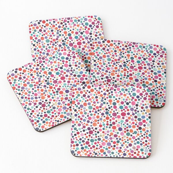 Item preview, Crazy Bubble Gum Polka Dot Watercolor Pattern for Maximum Fun and Happy Feelings designed and sold by SeaStories88.