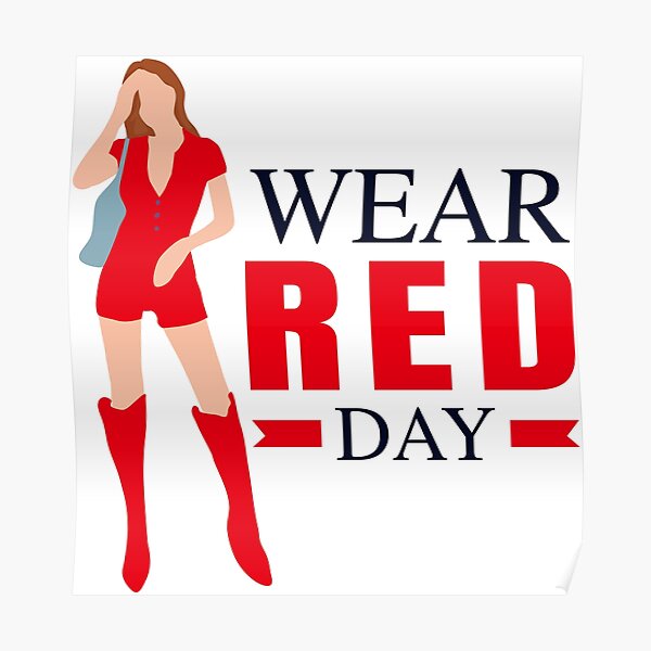 National wear red day Poster