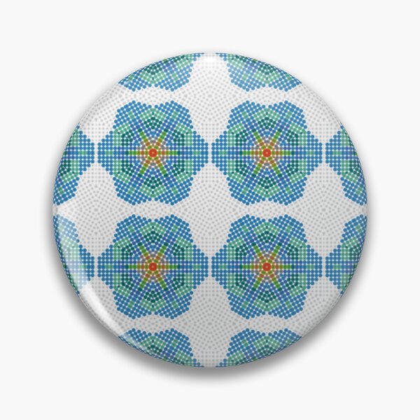 Item preview, Blue, Orange ,Green Geometric Pattern  designed and sold by Nalwesya.