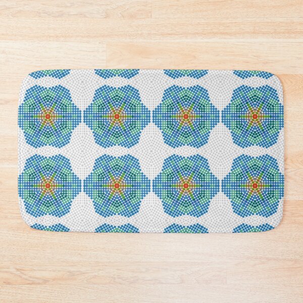 Item preview, Blue, Orange ,Green Geometric Pattern  designed and sold by Nalwesya.