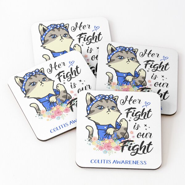 Item preview, Colitis Awareness - Her Fight is our Fight designed and sold by RekaJoJo.
