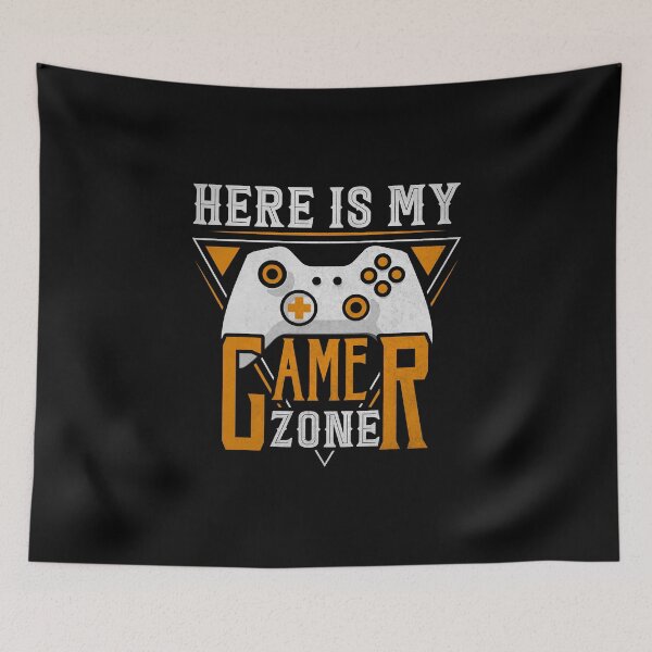 Item preview, Here Is My Gamer Zone  designed and sold by SamuraiGaming.