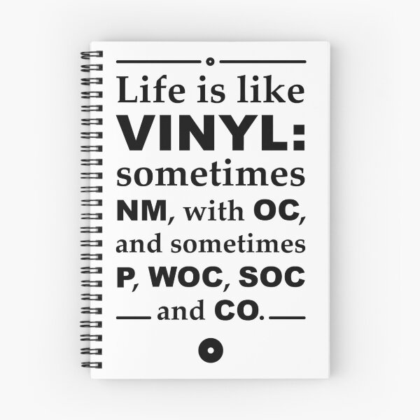 Item preview, Black On White: Life Is Like Vinyl designed and sold by H-Leese.
