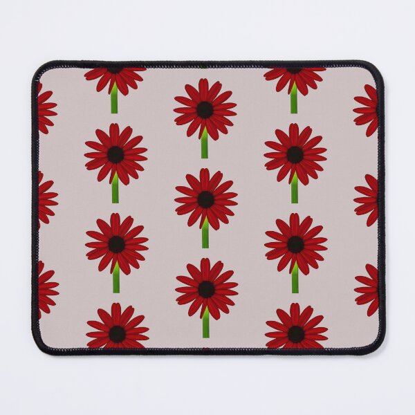 Item preview, Red daisy flower designed and sold by gramizzia.