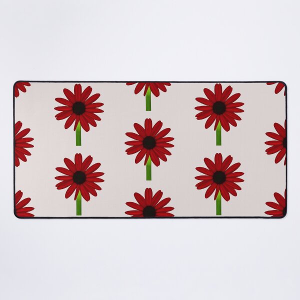 Item preview, Red daisy flower designed and sold by gramizzia.