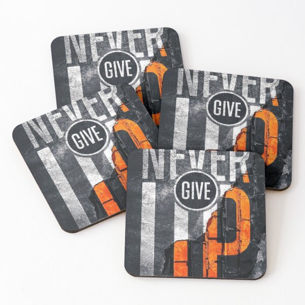 Item preview, Never give up designed and sold by ZIFAR Lux.