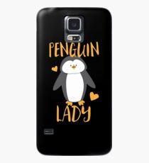 Pinguin-Dame Hülle & Klebefolie für Samsung Galaxy