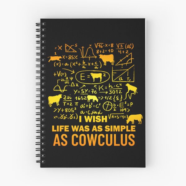Item preview, Yellow version of I wish life was as simple as calculus  Cow pun designed and sold by FarmsteadAcers.