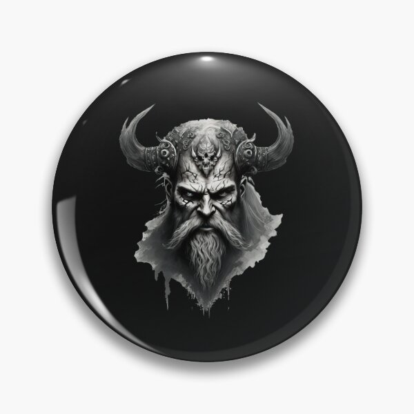 Item preview, Warrior Viking God in Valhalla with Beard and Horns designed and sold by CoyoteStudio.