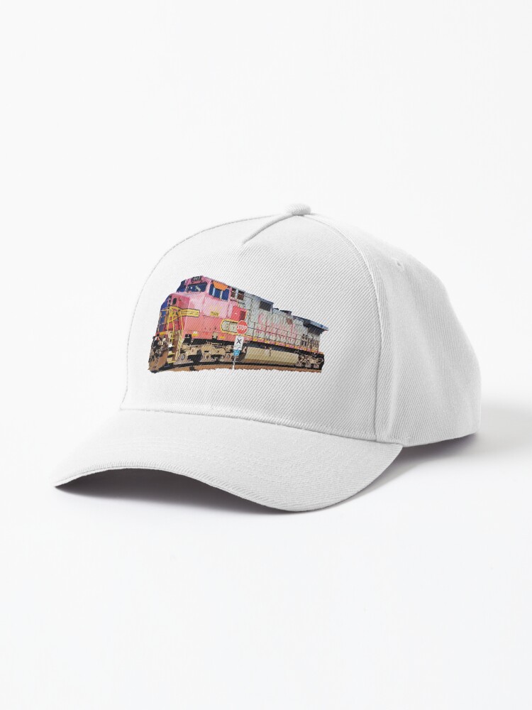 Santa Fe ATSF Warbonnet 647 BNSF Cap for Sale by train shop Redbubble