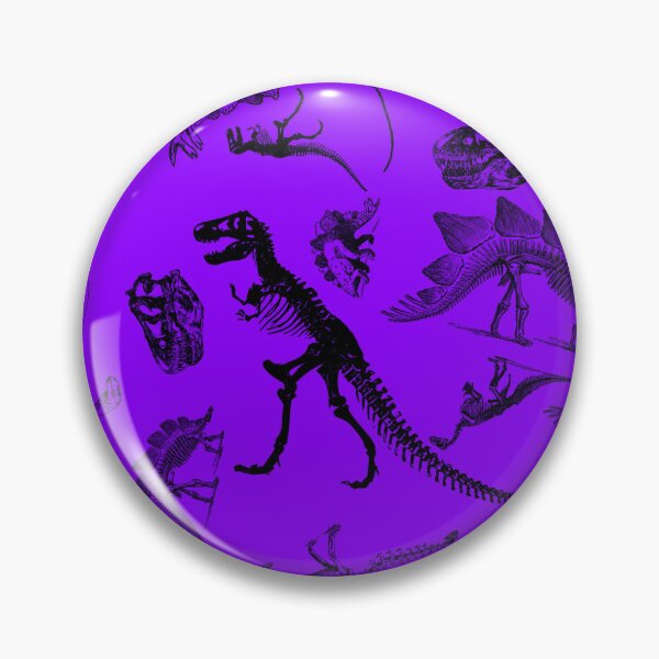 Item preview, Vintage Museum Dinosaurs and Skeletons on Purple designed and sold by Kristi Duggins.