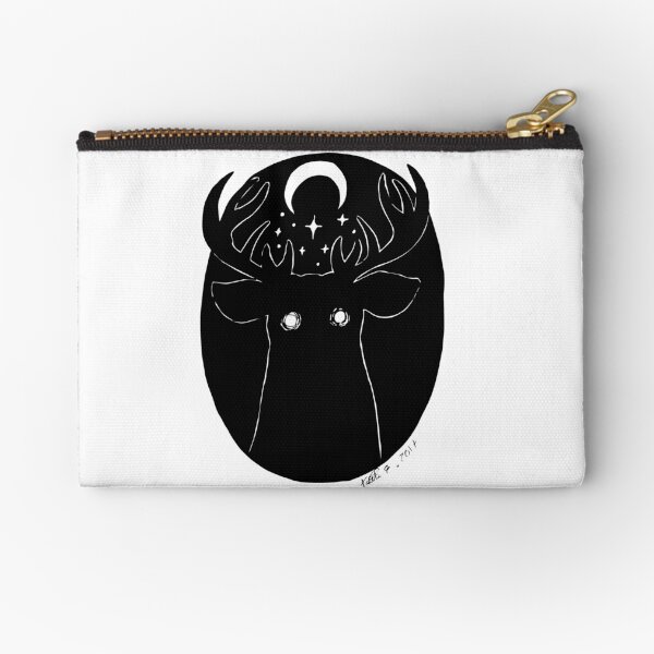 The Moon God- Inktober2017 Zipper Pouch