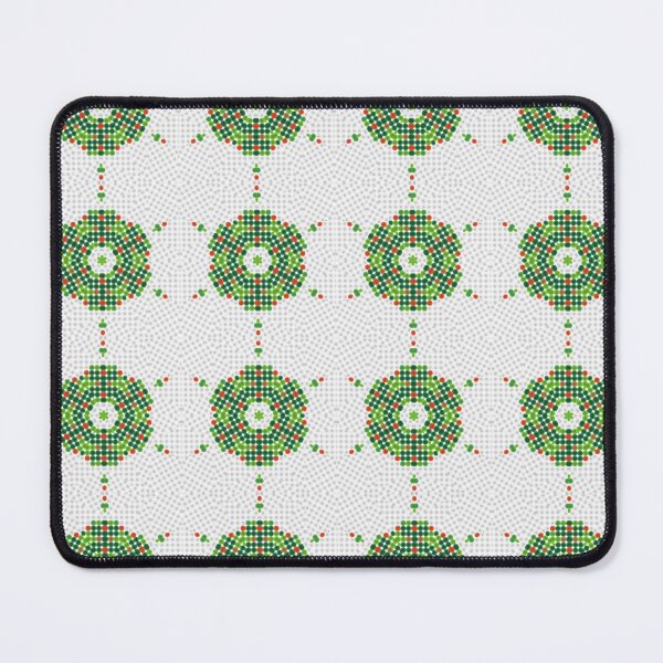 Item preview, Green ,Cream, Orange and Blue Geometric Pattern  designed and sold by Nalwesya.