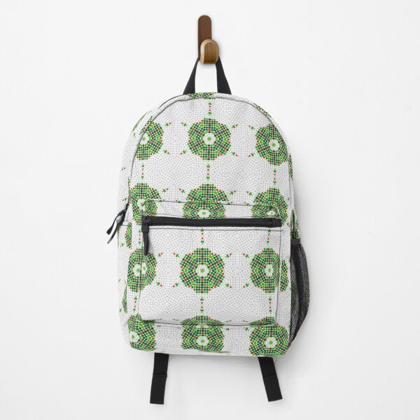 Item preview, Green ,Cream, Orange and Blue Geometric Pattern designed and sold by Nalwesya.