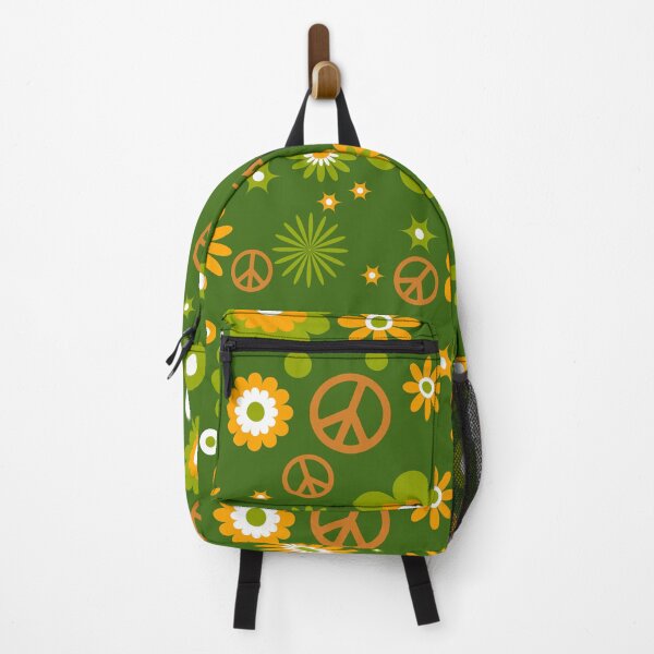 Item preview, Brightly colored flowers and Peace signs designed and sold by ditzy-designs.