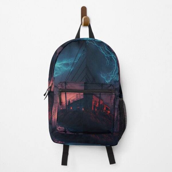 Item preview, Stormy Electric Tower At Night  designed and sold by ByDigitalDream.