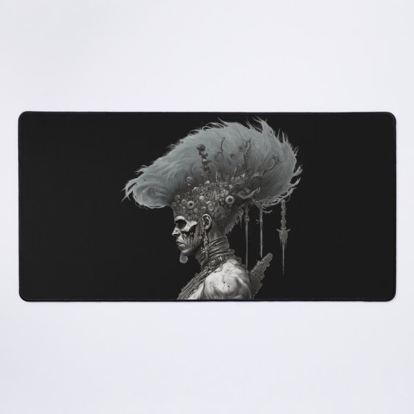 Item preview, Til Val Halla Warrior Viking God with Blue Hair designed and sold by CoyoteStudio.