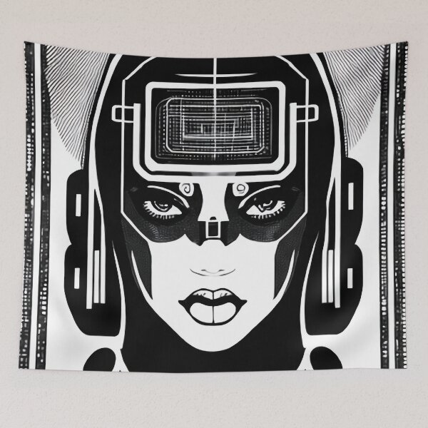 Item preview, Eta android portrait designed and sold by Kamiri.