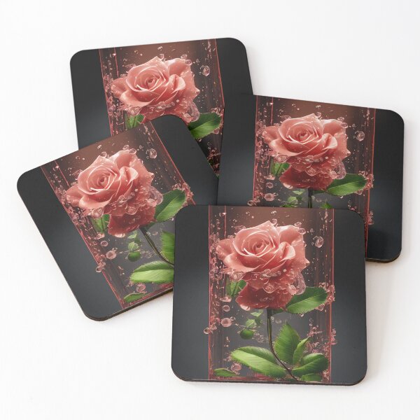 Item preview, "Crystal Roses - Elegant Floral Prints for Home Decor" designed and sold by UnderscoreV.