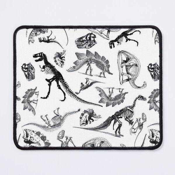 Item preview, Vintage Museum Dinosaurs and Skeletons Blanks and White designed and sold by Kristi Duggins.