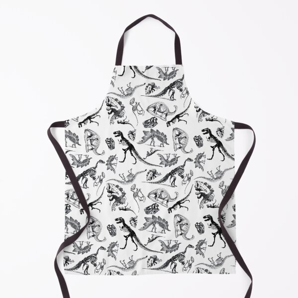 Item preview, Vintage Museum Dinosaurs and Skeletons Blanks and White designed and sold by Kristi Duggins.