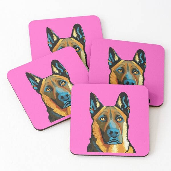 Item preview, Belgian Malinois designed and sold by dogpopart.