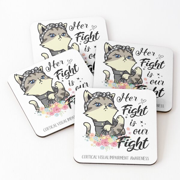 Item preview, Cortical Visual Impairment Awareness - Her Fight is our Fight designed and sold by RekaJoJo.