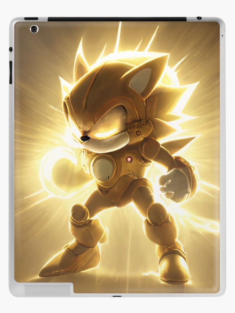 Super Sonic from the Sonic The Hedgehog 2 Movie Digital Print iPad Case &  Skin for Sale by AniMagnusYT