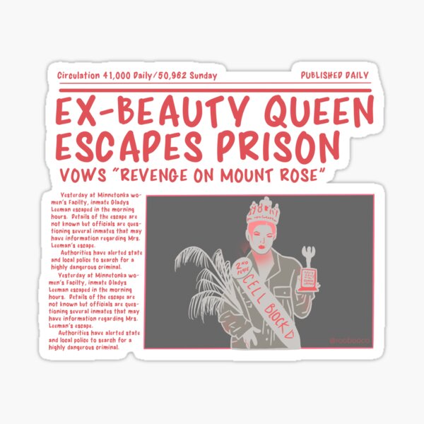 Item preview, Ex-Beauty Queen Convict designed and sold by RooBooCo.