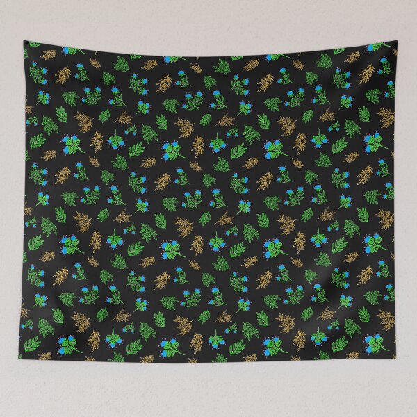 Item preview, Neon Pop Delicate Blooms and Leaves designed and sold by dKarthdesign.