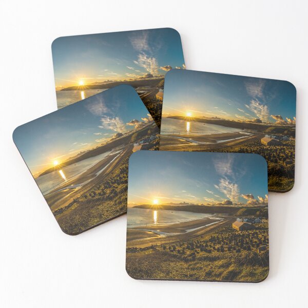 Item preview, Aberdaron Panoramic Sunset designed and sold by LluniauDafyddEm.