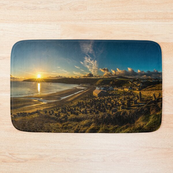 Item preview, Aberdaron Panoramic Sunset designed and sold by LluniauDafyddEm.