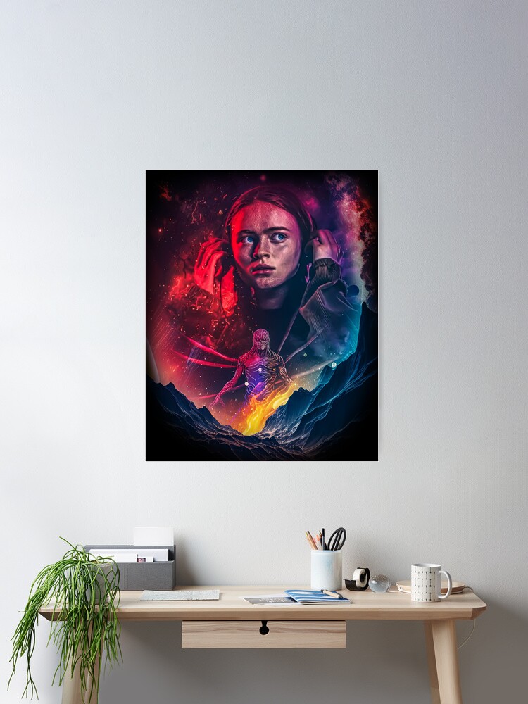 Hot Max Mayfield And Vecna Stranger Things Season 5 Poster - Anynee