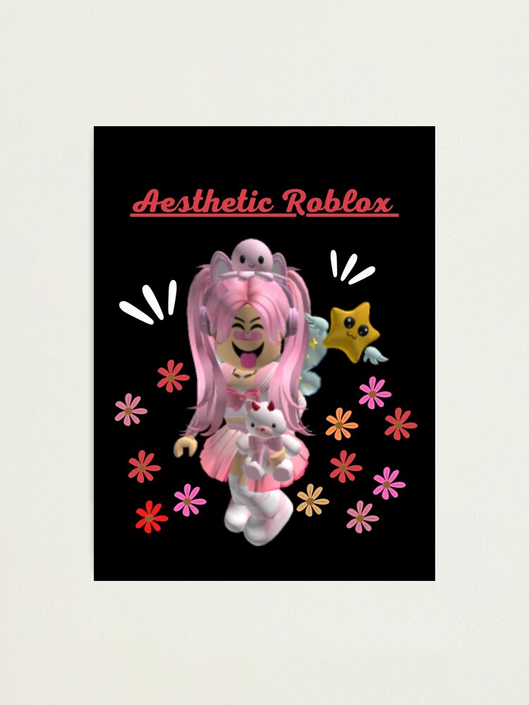 CoAesthetic Roblox Girl  Photographic Print for Sale by