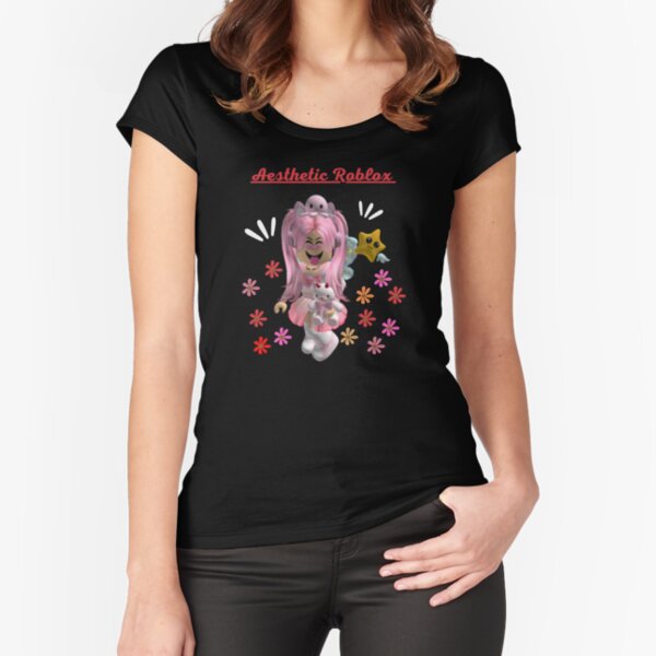 Aesthetic Roblox Girl Essential T-Shirt for Sale by Print-Corner