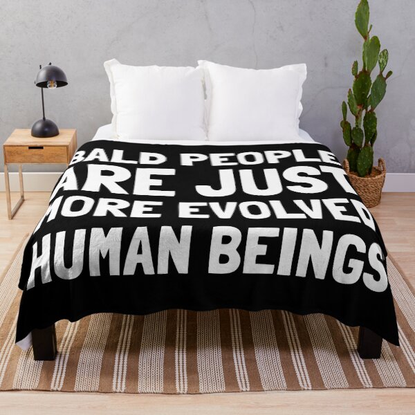 Item preview, Bald People Are Just More Evolved Human Beings designed and sold by EnzoVectorism.