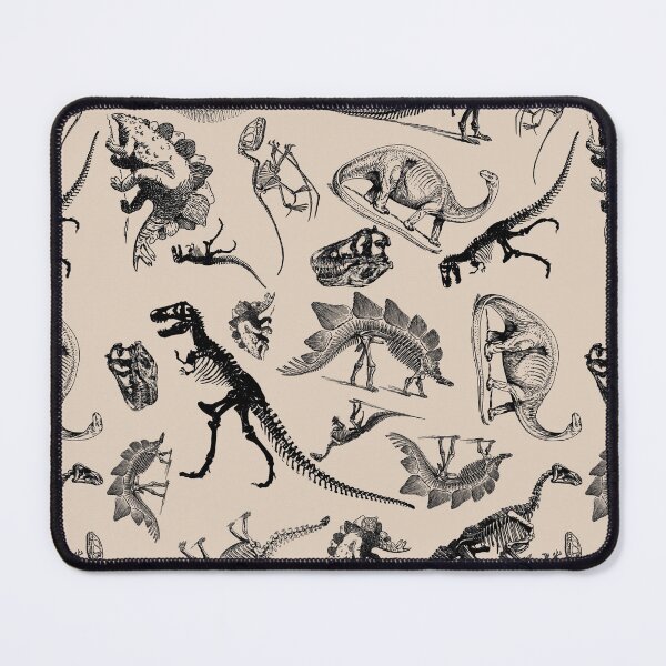 Item preview, Vintage Museum Dinosaurs and Skeletons Black and Cream designed and sold by Kristi Duggins.