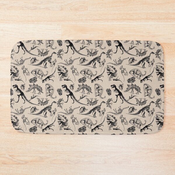Item preview, Vintage Museum Dinosaurs and Skeletons Black and Cream  designed and sold by Kristi Duggins.