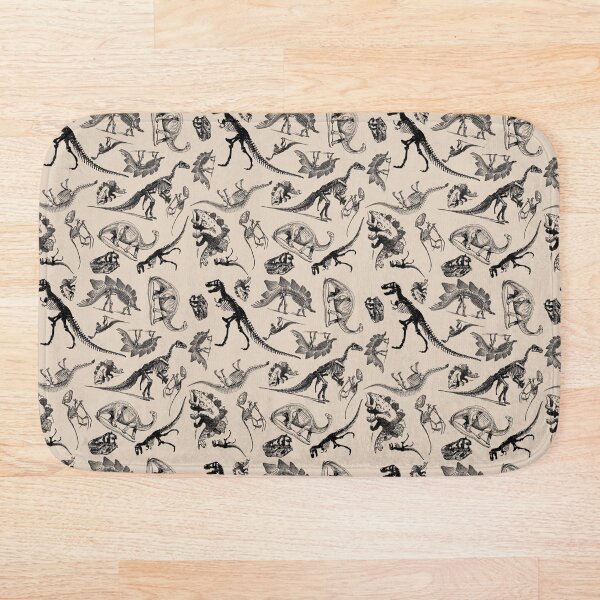Item preview, Vintage Museum Dinosaurs and Skeletons Black and Cream  designed and sold by Kristi Duggins.