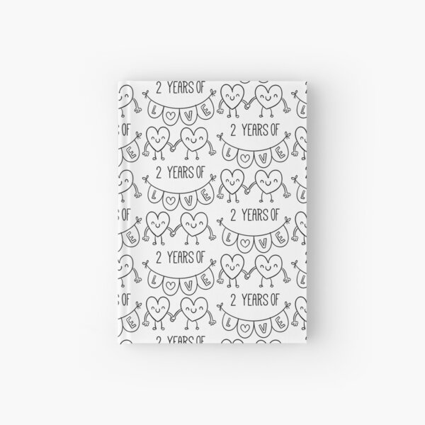 Item preview, Second Anniversary - 2 Years of Love designed and sold by CuteTrendyFinds.