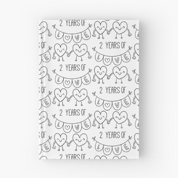Item preview, Second Anniversary - 2 Years of Love designed and sold by CuteTrendyFinds.