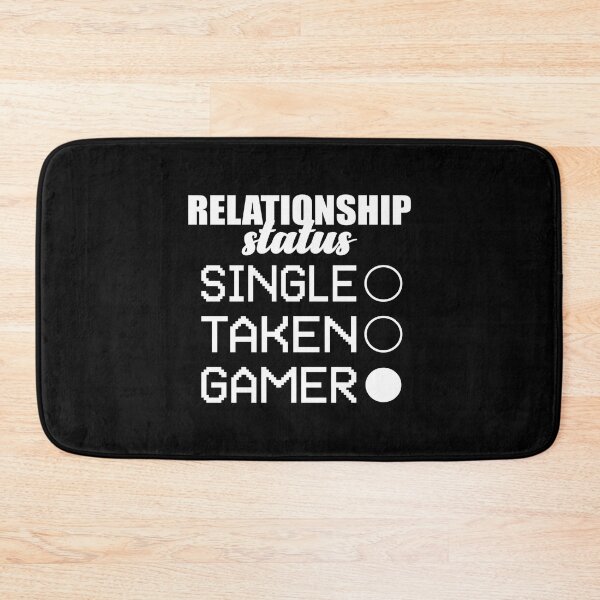 Item preview, Relationship Status Single Gamer designed and sold by SamuraiGaming.