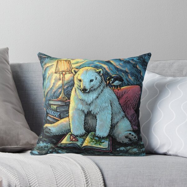 Item preview, Cozy Polar Bear designed and sold by Elisabeth Alba Illustration.