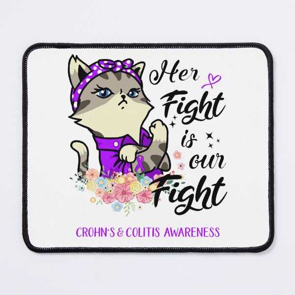 Item preview, Crohn's & Colitis Awareness - Her Fight is our Fight designed and sold by RekaJoJo.