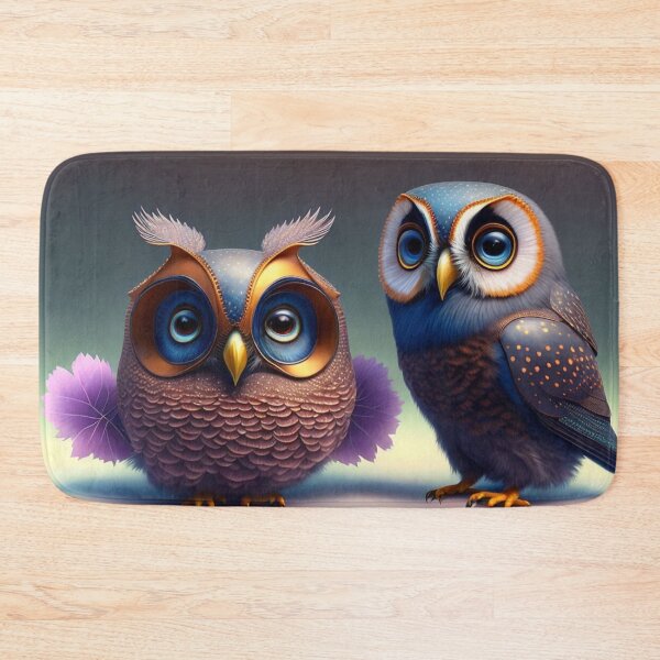 Item preview, Cute Owls Digital Art designed and sold by ArtsyWishesShop.