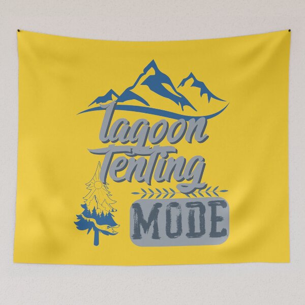 Item preview, lagoon tenting mode, forest river sun inside tree pine designed and sold by movie-popcorn.