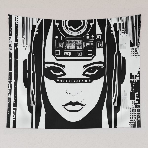 Item preview, Theta android portrait designed and sold by Kamiri.