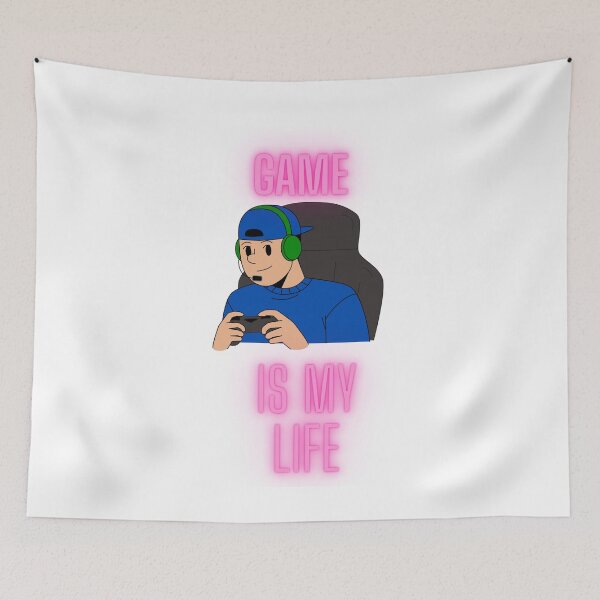 Item preview, Gamer , Game is may life designed and sold by Bart-Designs.