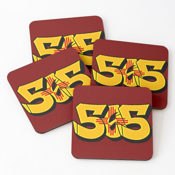 Item preview, Original New Mexico Flag 505 Area Code Graffiti Shop designed and sold by Dude  Stuff.
